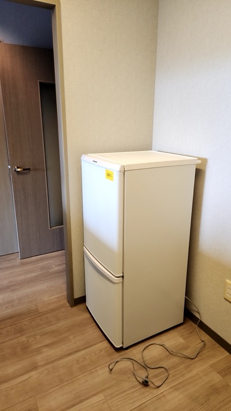 レンタルしていた冷蔵庫（140L・2ドア）